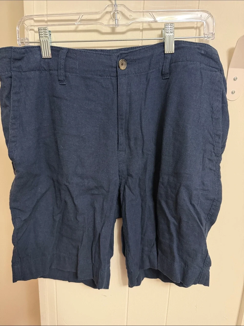 Lucky Brand Navy Flat-Front Men's Shorts